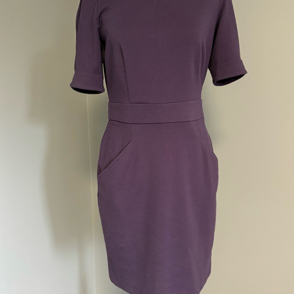 Banana Republic Flattering Women’s Jersey-Feel Pencil Dress. Purple. Size 4